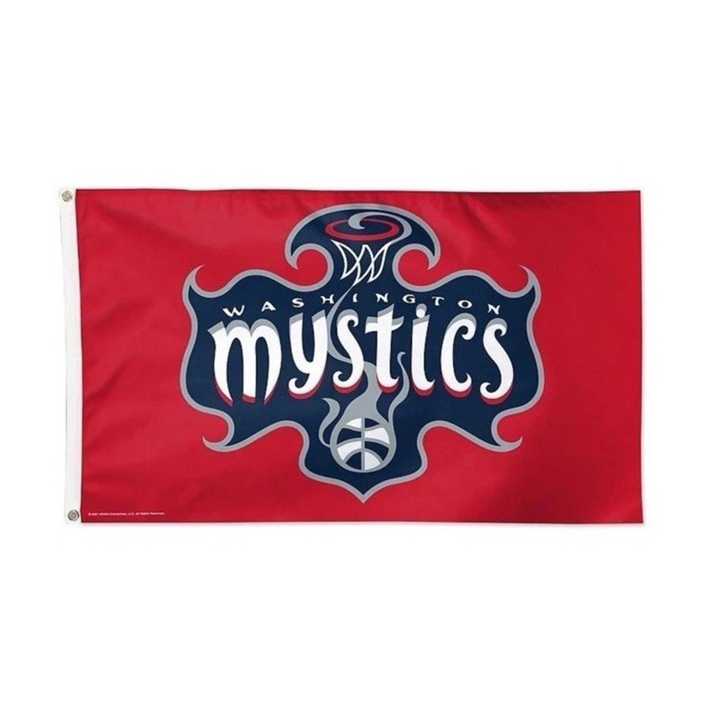 Washington Mystics WNBA Deluxe 3' x 5' Flag - WinCraft **NEW** - Picture 7 of 8